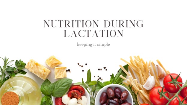 Nutrition During Lactation Keeping it Simple